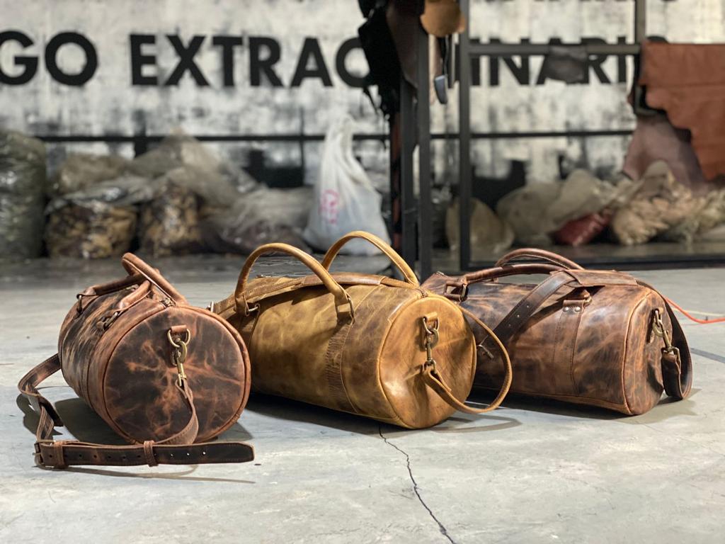 TESTALEONE Barrel Travel Bag