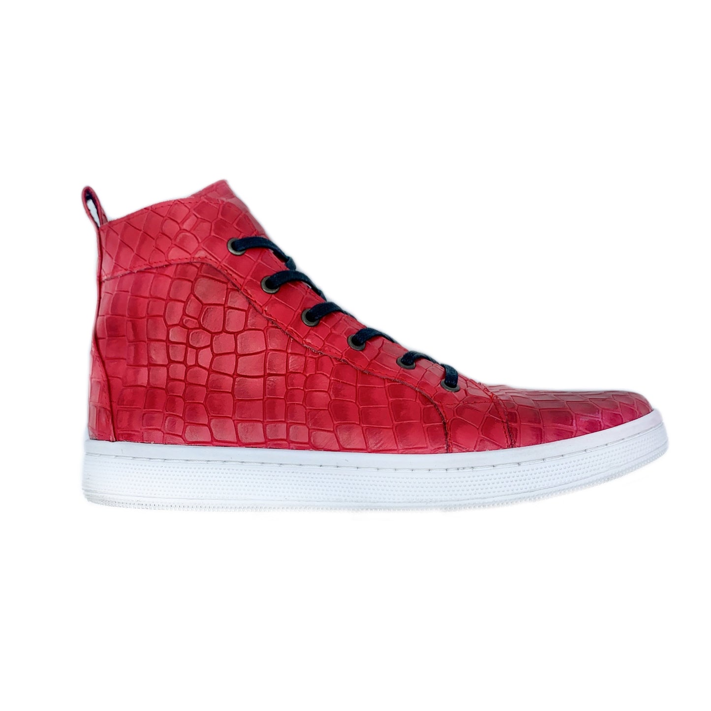 LAMBO RED GATOR high top sneakers